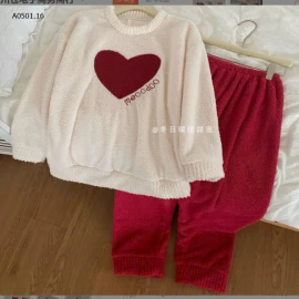 BỘ NGỦ LÔNG CUTE CHO NỮ - sỉ 225k