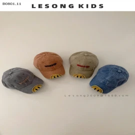 MŨ LƯỠI TRAI MẶT CƯỜI CHO BÉ-sỉ 82k