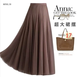 CHÂN VÁY VOAN XOÈ ANNA - sỉ 135k