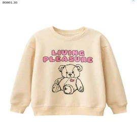 ÁO NỈ BÉ GÁI SZ ĐẠI HÃNG 27HOME-sỉ  140k