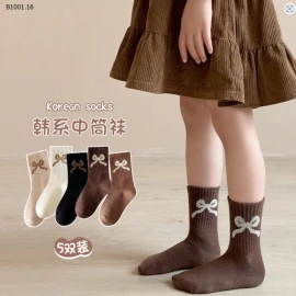 SET TẤT BÉ CỔ CAO VINTAGE-sỉ 75k/set 5 đôi