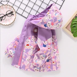 ÁO KHOÁC GIÓ LÓT NỈ BÉ GÁI -sỉ 169k