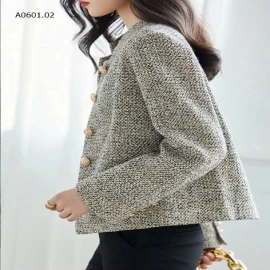 ÁO KHOÁC DẠ TWEED CAO CẤP CHÍNHNH HÃNG NHÀ YI FANG-SỈ 335K