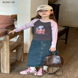 Chân váy jean AMBB -sỉ 167k