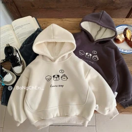 ÁO NỈU LÓT LÔNG BÉ -sỉ 170k