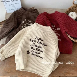 ÁO LEN CHỮ CHO BÉ-sỉ 157k