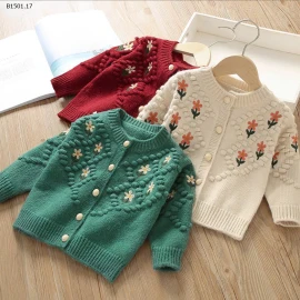 ÁO CARIGAN HOA BÉ GÁIsỉ 133k