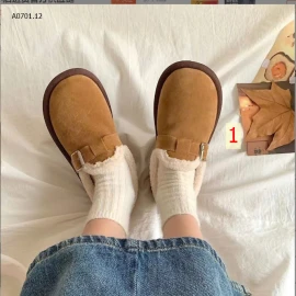 Giày da lộn lót lông -sỉ 61k