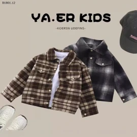 ÁO SƠ MI DẠ BÉ TRAI BÉ GÁI -sỉ 89k