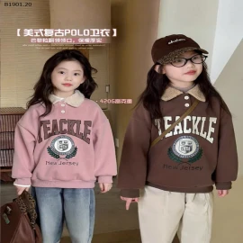 ÁO NỈ LÓT LÔNG CHO BÉ GÁI SZ ĐẠI-sỉ 143k