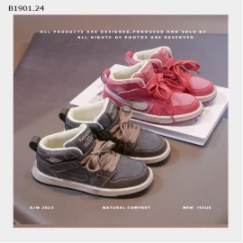Giày thể thao cao cổ cho bé -sỉ Sz 26-31 : 175k            Sz 32-37 : 185k  