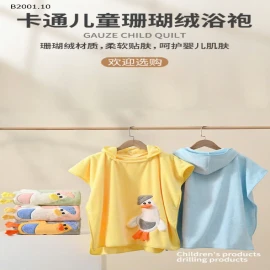 KHĂN CHOÀNG TẮM HOẠT HÌNH CHO BÉ-sỉ Mẫu 1-2 : 105k          Mẫu 3-8 : 95k