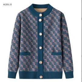 ÁO KHOÁC LEN CÀI CÚC LÓT LÔNG TRUNG NIÊN  sỉ 213k