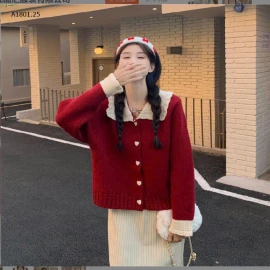 ÁO LEN CỔ BÚP BÊ-sỉ 138k