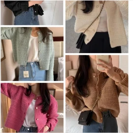 ÁO KHOÁC LEN NỮ  -sỉ 130k