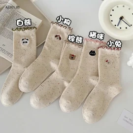 SET 5 ĐÔI TẤT NỮ-sỉ 46k/set 5 đôi mix mẫu 