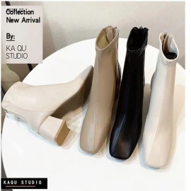 BOOT CAO GÓT VUÔNG CHO NỮ-sỉ 127k 