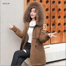 ÁO KHOÁC MŨ LÔNG sỉ 268k