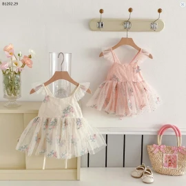 VÁY CÔNG CHÚA HOA LIỀN QUẦN CHO BÉ-Sỉ 186k