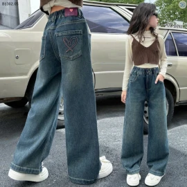 QUẦN JEAN ỐNG SUÔNG BÉ GÁI-Sỉ 170k