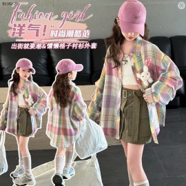 SƠ MI KẺ SUÔNG BÉ GÁI - sỉ  Áo thường ko kèm gấu : 190k - Áo kèm gầu : 205k