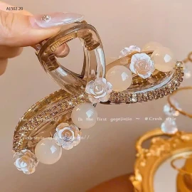 SET 2 KẸP TÓC SANG CHẢNH  - sỉ 34k/set 2c mix mẫu 