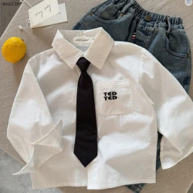 SƠ MI DÀI TAY CỔ BẺ MMY-Sỉ 145k