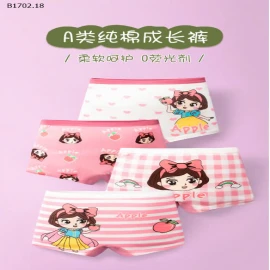 SET 4 QUẦN CHIP CHO  BÉ GÁI -Sỉ 59k/ 1 sét 4c
