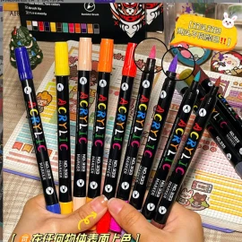 BỘ MÀU ACRYLIC- sỉ 12 màu: 65k 24 màu: 105k