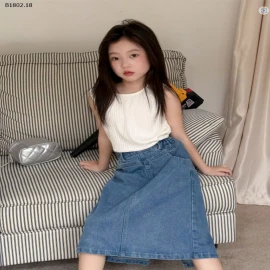 CHÂN VÁY JEAN DÁNG DÀI CHO BÉ - sỉ 173k