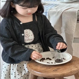 SET ÁO CARDIGAN MIX CHÂN VÁY  - sỉ áo 160k váy 140k