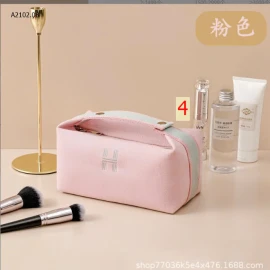 Túi vải canvas đựng mỹ phẩm cỡ lớn -Sỉ 50k