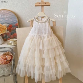 VÁY CÔNG CHÚA CỔ YẾM BÉ GÁI  -sỉ 245k