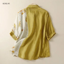 SƠ MI CỘC TAY 2 MÀU -sỉ 145k