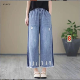 QUẦN JEAN THÊU QCCC -sỉ 259k