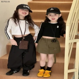 ÁO SỐ CROTOP BÉ GÁI -sỉ 133k