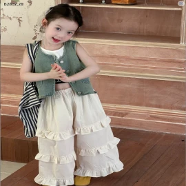 QUẦN ỐNG RỘNG XẾP TẦNG-sỉ 189k