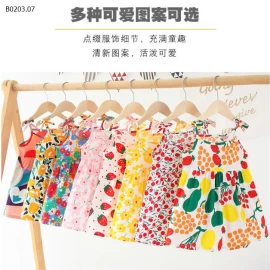 VÁY HOA 2 DÂY CHO BÉ SIÊU MÁT-sỉ 64k