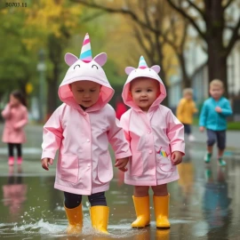 ÁO MƯA EVA CHO BÉ-sỉ 129k