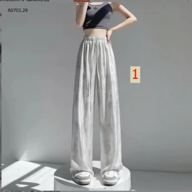 QUẦN LỤA ỐNG RỘNG SUÔNG MỀM NỮ-sỉ 90k