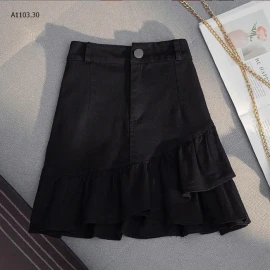 CHÂN VÁY NGẮN CHỮ A PHỐI BÈO -sỉ 95k