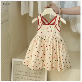 VÁY CHẤM BI CHO BÉ-sỉ 136k