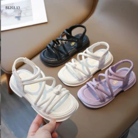 SANDAL QUAI MẢNH ĐAN CHO BÉ GÁI-sỉ Sz 26-30 : 140k            Sz 31-35 : 150k 