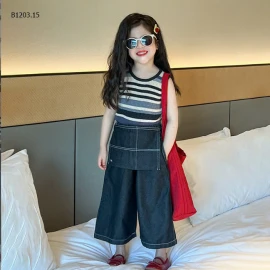 SÉT LEN LẺ 3 CHI TIẾT -sỉ Áo (áo sát nách+cardigan) : 211k                                                 Quần : 175k