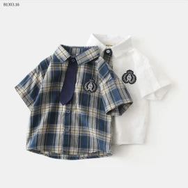 ÁO SƠ MI CHO  BÉ TRAI-sỉ 98k