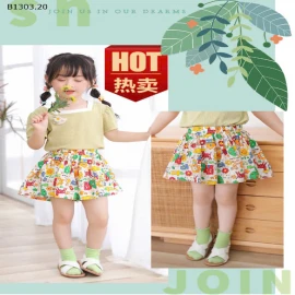 QUẦN XÒE DÁNG VÁY BÉ GÁI-sỉ 65k