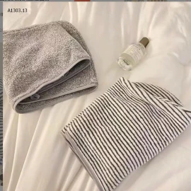 Set 2 khăn quấn tóc -sỉ 50k/set 2c mix màu 