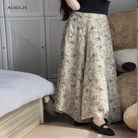 QUẦN SUÔNG ỐNG RỘNG DẠNG VÁY sỉ 140k