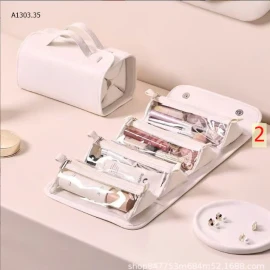 TÚI ĐỰNG MĨ PHẨM ĐỒ CÁ NHÂN GẤP GỌN -sỉ 90k