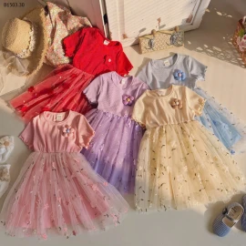 BST ĐẦM THUN PHỐI CHÂN VOAN-sỉ 175k